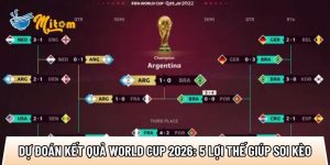 Dự đoán kết quả World Cup 2026: 5 lợi thế giúp soi kèo chuẩn